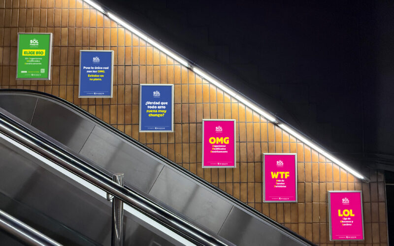 ¡La alimentación ecológica sacude el Metro de Barcelona!