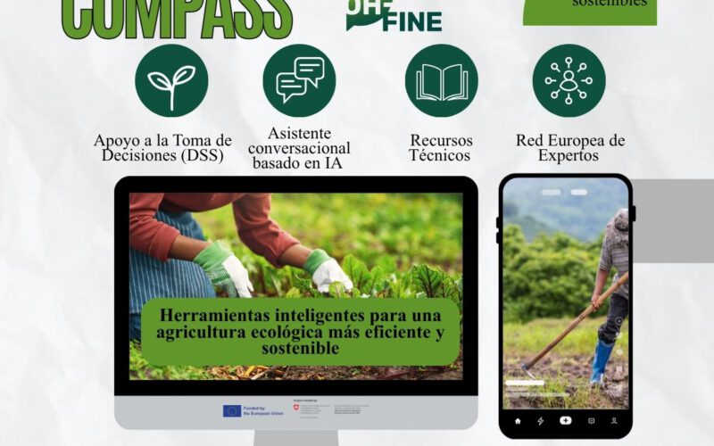 «Organic Farming Compass»: la plataforma inteligente con soluciones innovadoras para apoyar a la agricultura ecológica